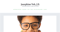 Desktop Screenshot of josephineyeh.com