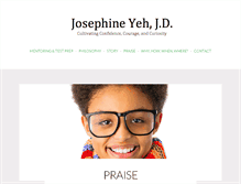 Tablet Screenshot of josephineyeh.com